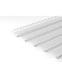 Clear Corrugated Bitumen Profile PVC Sheets 950x2000