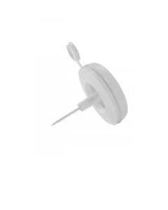 10mm White Fixing Buttons Pack of 10